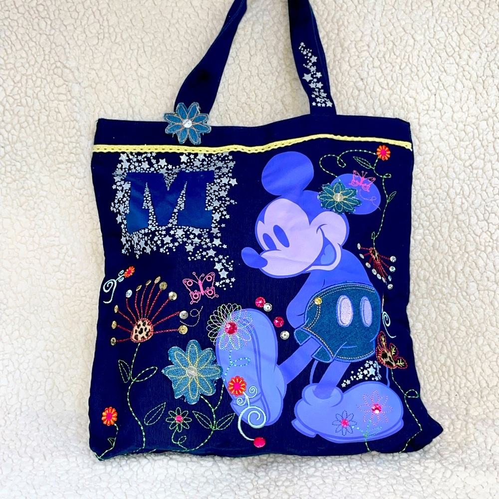 Disney Mickey embroidered tote